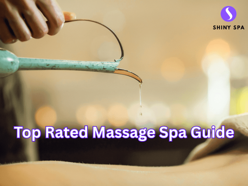 massage spa dubai. oil droping on body for massage.