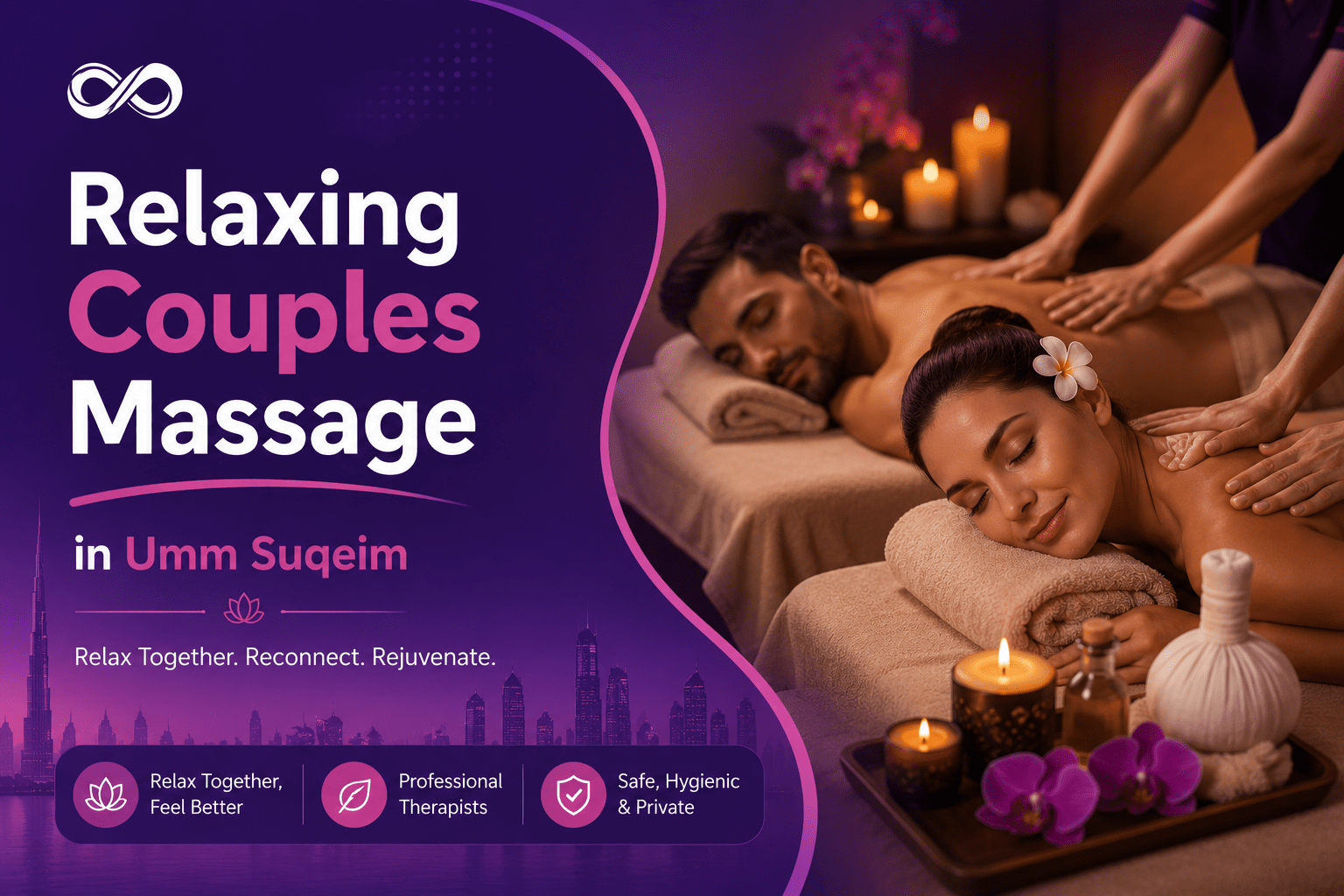 Relaxing couples massage in Umm Suqeim