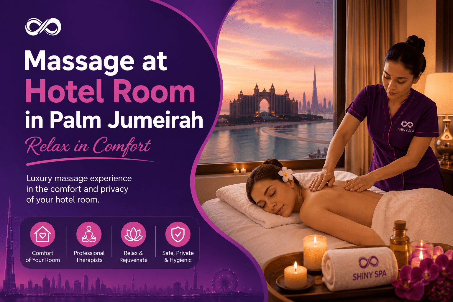 Massage at Hotel Room in Palm Jumeirah