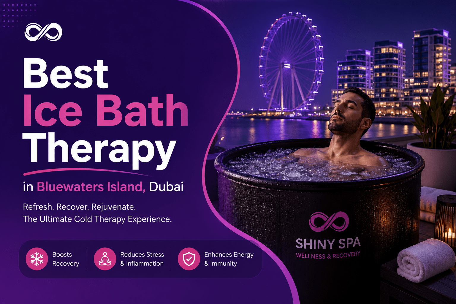 Best ice bath therapy in Bluewaters Island, Dubai
