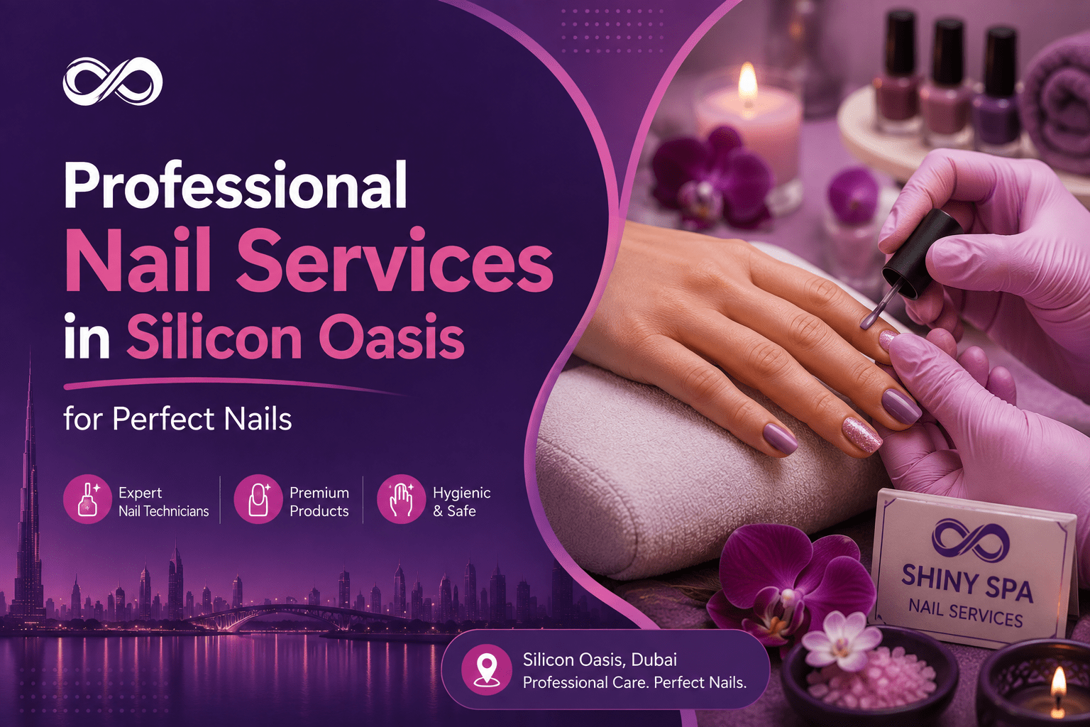 Professional nail services in Silicon Oasis for perfect nails