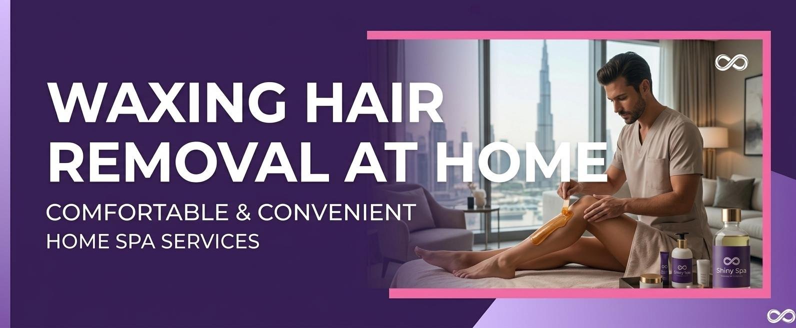 Waxing hair removal at home for smooth, comfortable skin