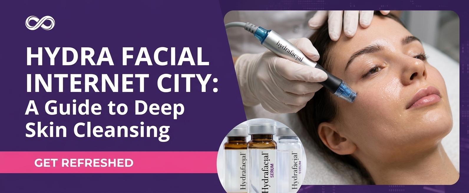 Hydrafacial in Internet City for deep skin cleansing